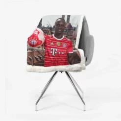 Sadio Mane determined Football Sherpa Fleece Blanket 2