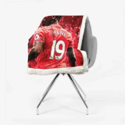 Sadio Mane fastidious Football Sherpa Fleece Blanket 2