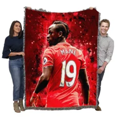 Sadio Mane fastidious Football Woven Blanket