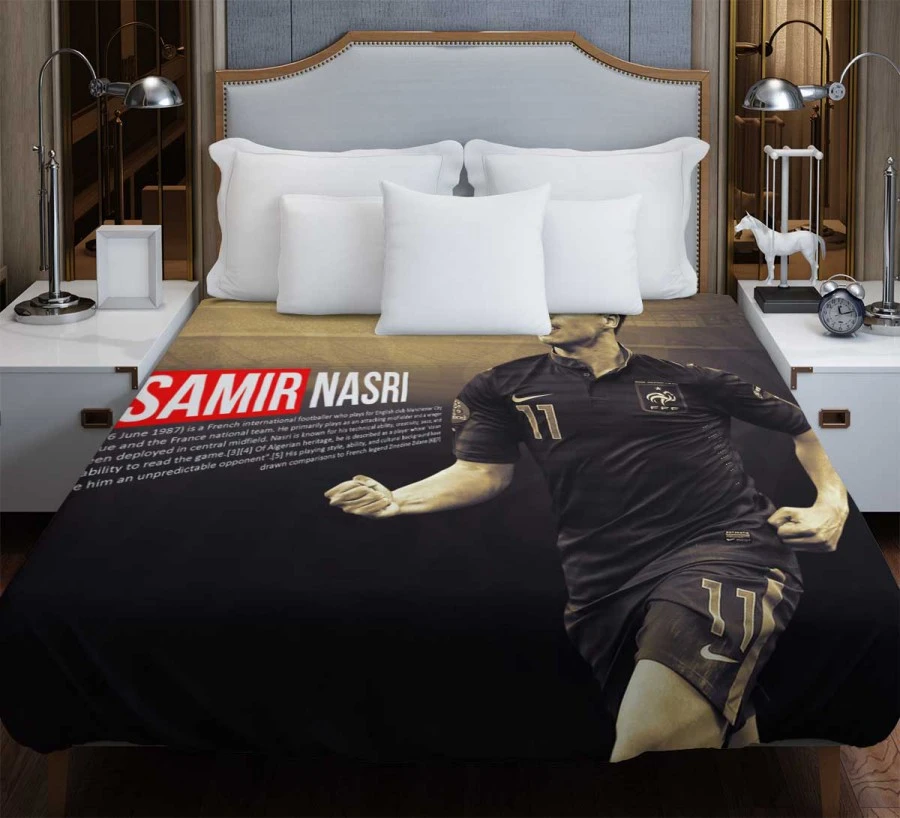 Samir Nasri Excellent Footballer Duvet Cover