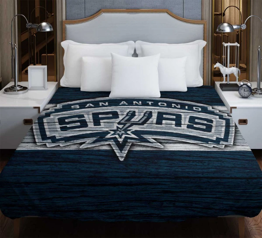 San Antonio Spurs NBA Logo Duvet Cover