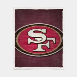 San Francisco 49ers Exciting NFL Team Sherpa Fleece Blanket 1