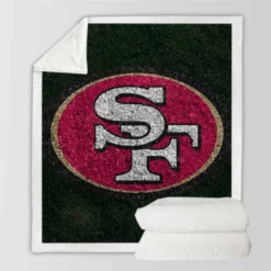 San Francisco 49ers NFL Football Player Sherpa Fleece Blanket