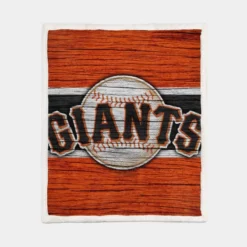 San Francisco Giants MLB Sherpa Fleece Blanket 1