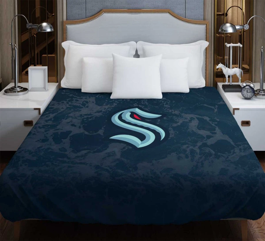 Seattle Kraken NHL Hockey Club Duvet Cover