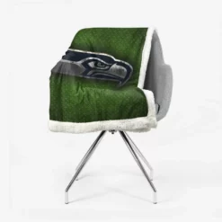 Seattle Seahawks Excellent NFL Team Sherpa Fleece Blanket 2