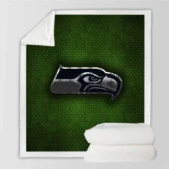 Seattle Seahawks Excellent NFL Team Sherpa Fleece Blanket