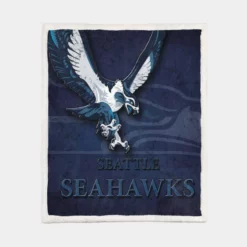 Seattle Seahawks NFL Football Club Sherpa Fleece Blanket 1