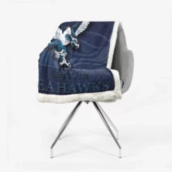 Seattle Seahawks NFL Football Club Sherpa Fleece Blanket 2