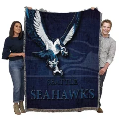 Seattle Seahawks NFL Football Club Woven Blanket