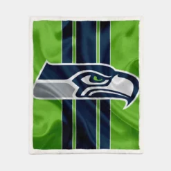 Seattle Seahawks NFL Sherpa Fleece Blanket 1