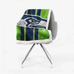 Seattle Seahawks NFL Sherpa Fleece Blanket 2