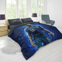 Sensational France Football Player N Golo Kante Duvet Cover 1