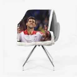 Serbian Professional Tennis Player Novak Djokovic Sherpa Fleece Blanket 2