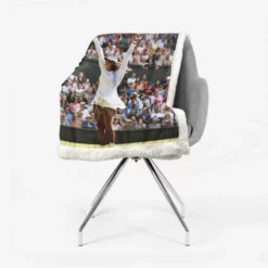 Serena Williams Excellent Tennis Player Sherpa Fleece Blanket 2