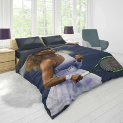 Serena Williams Wimbledon Player Duvet Cover 1