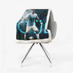 Sergio Aguero Manchester City Club Sherpa Fleece Blanket 2