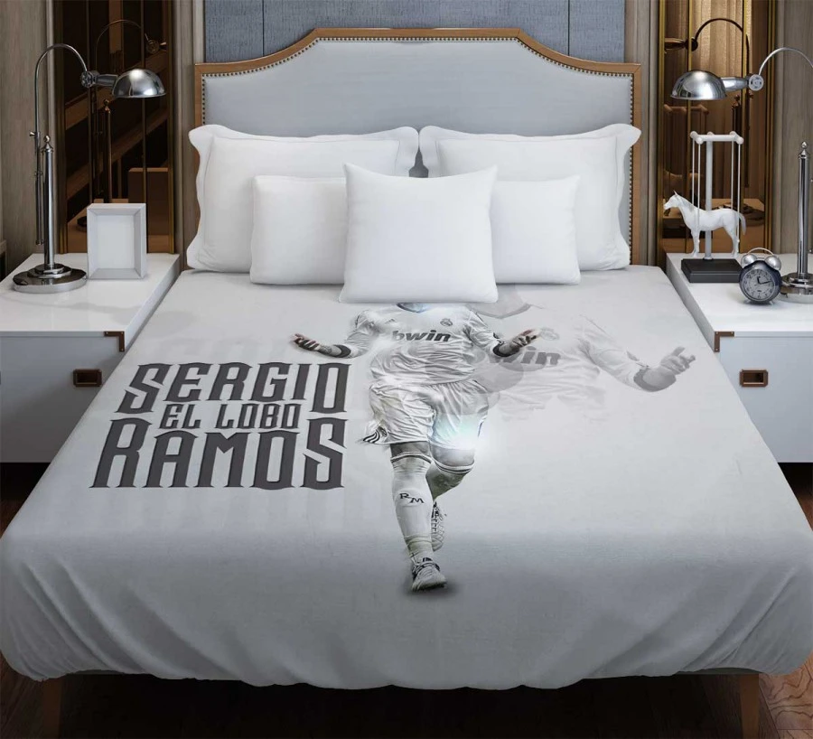 Sergio Ramos Copa Eva Duarte Footballer Duvet Cover