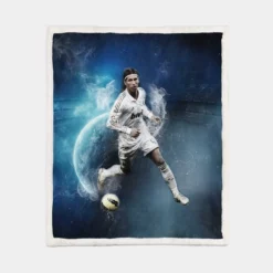 Sergio Ramos Copa del Rey Sports Player Sherpa Fleece Blanket 1