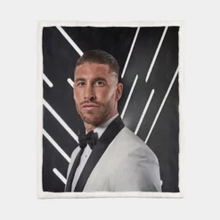 Sergio Ramos Outstanding Sports Player Sherpa Fleece Blanket 1