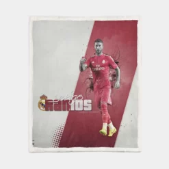 Sergio Ramos Popular Footballer Sherpa Fleece Blanket 1