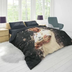 Sergio Ramos Powerful Soccer Player Duvet Cover 1