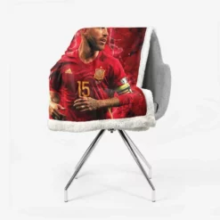 Sergio Ramos Professional Spanish Footballer Sherpa Fleece Blanket 2