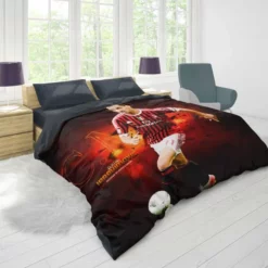 Serie A Football Player Zlatan Ibrahimovic Duvet Cover 1