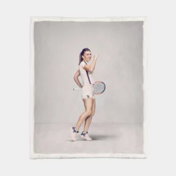 Simona Halep Humble Tennis Sherpa Fleece Blanket 1