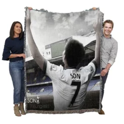 Son Heung Min Popular Football Player Woven Blanket