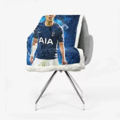 Son Heung Min Tottenham Football Player Sherpa Fleece Blanket 2