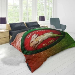 South Sydney Rabbitohs Logo Duvet Cover 1