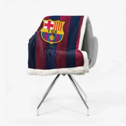 Spanish Football Club FC Barcelona Sherpa Fleece Blanket 2