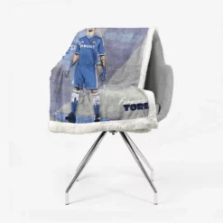 Spanish Football Player Fernando Torres Sherpa Fleece Blanket 2