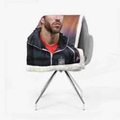 Spanish Football Player Sergio Ramos Sherpa Fleece Blanket 2