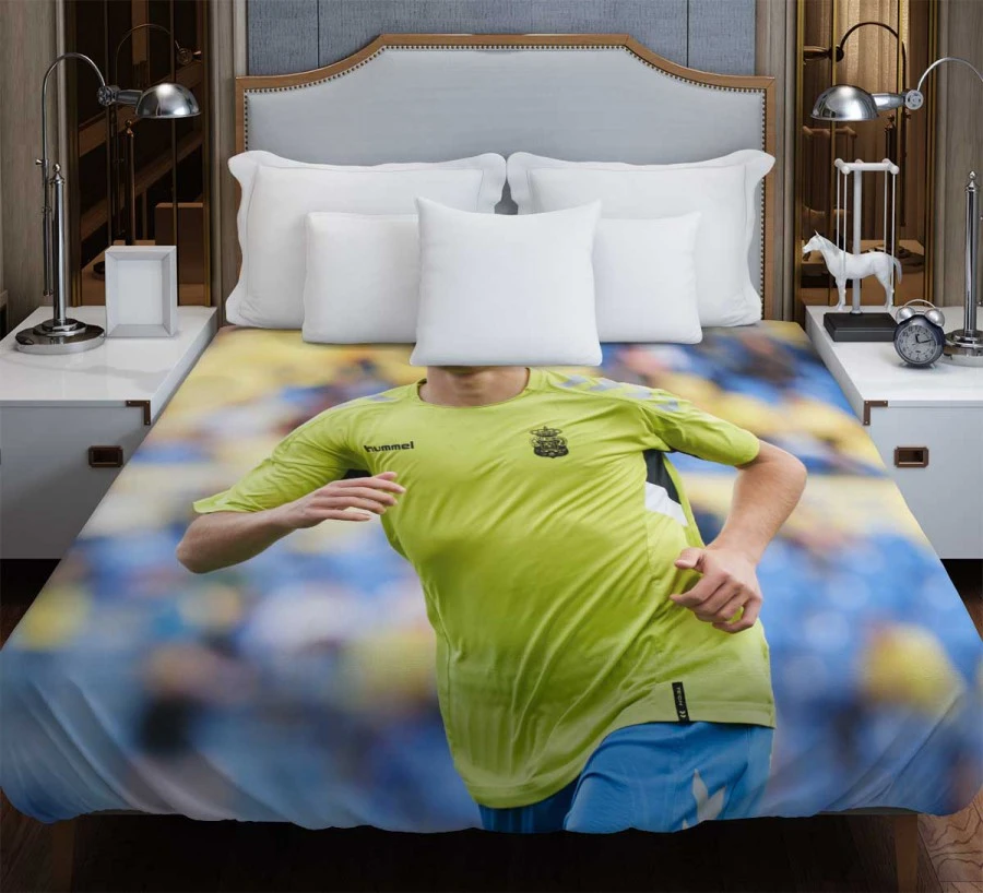 Spanish Professional Football Player Pedri Duvet Cover