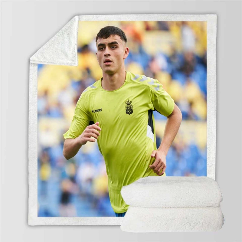 Spanish Professional Football Player Pedri Sherpa Fleece Blanket