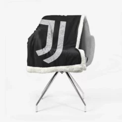 Spirited Italian Club Juventus Logo Sherpa Fleece Blanket 2