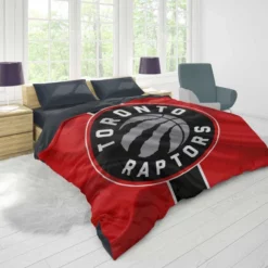 Spirited NBA Basketball Toronto Raptors Logo Duvet Cover 1