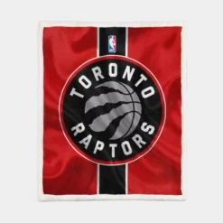 Spirited NBA Basketball Toronto Raptors Logo Sherpa Fleece Blanket 1