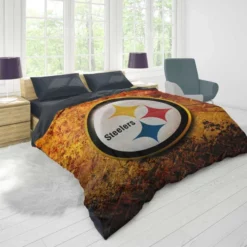 Spirited NFL Team Pittsburgh Steelers Duvet Cover 1