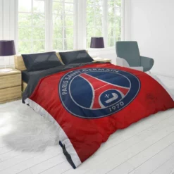 Spirited Paris Football Team PSG Logo Duvet Cover 1