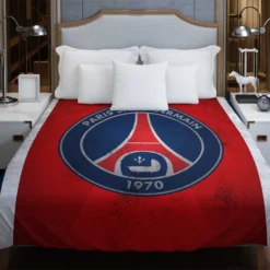 Spirited Paris Football Team PSG Logo Duvet Cover
