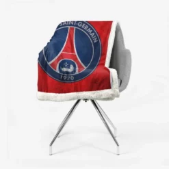 Spirited Paris Football Team PSG Logo Sherpa Fleece Blanket 2