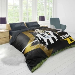 Sportive Football Zinedine Zidane Duvet Cover 1