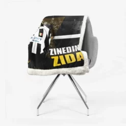 Sportive Football Zinedine Zidane Sherpa Fleece Blanket 2