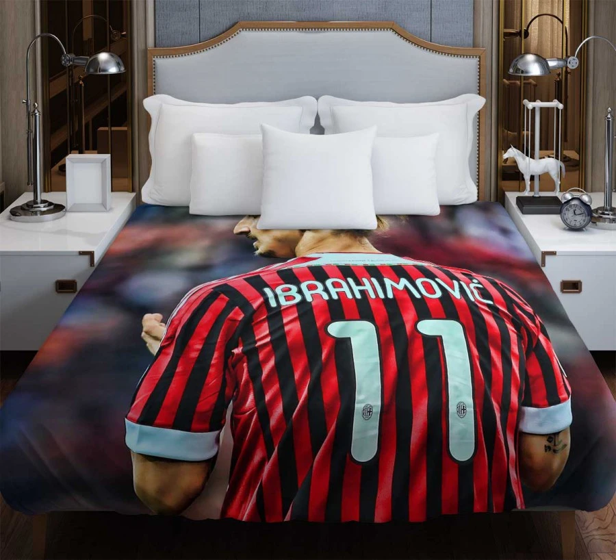 Sportive Footballer Zlatan Ibrahimovic Duvet Cover