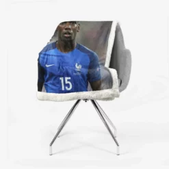 Sportive France Football Player Paul Pogba Sherpa Fleece Blanket 2