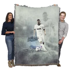 Spright Football Player Karim Mostafa Benzema Woven Blanket