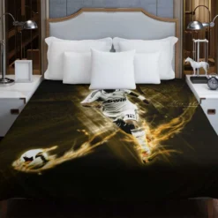 Spright Football Player Marcelo Vieira Duvet Cover